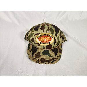 Viet Nam Veteran Snapback Truckers Cap Camo 1959 1975